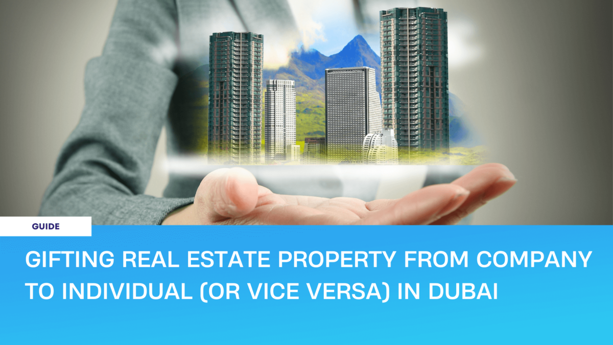 Gifting Real Estate Property from Company to Individual (or Vice Versa